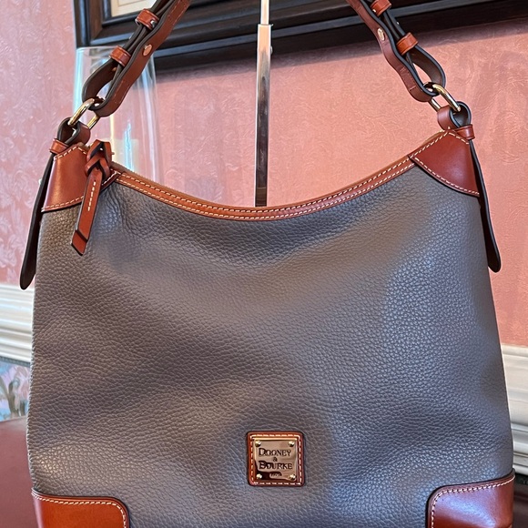 Dooney & Bourke | Bags | Dooney Bourke Elephantgray Color Pebble ...